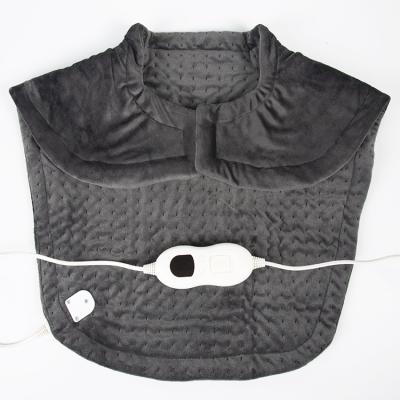 China Protective Shoulder Overheat Electric Heated Wrap for Pain Relief Therapy Neck Wrap Sweaty Heating Pad for sale