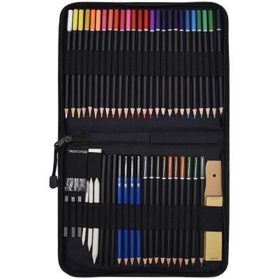 China Eco-friendly And Delicate Handbag Colored Crayon Pencil Painting Children Art Set For School Student For Drawing JINB2206016 for sale