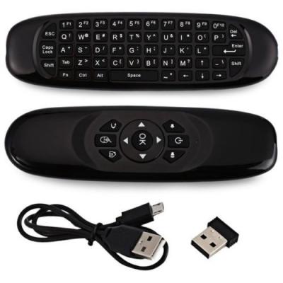 China Back Light Keyboard RF Universal Remote Control Black Android / TV Box Use for sale