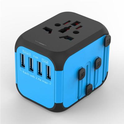 China wholesale 5v 3.4a 4 ports usb extension socket desktop universal EU US AUS UK plug multi usb electrical plug socket for sale