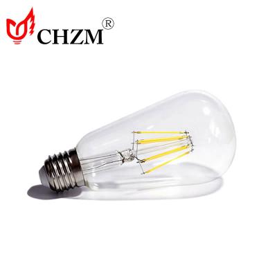 China High Lumen Indoor Lighting CE ROHS Approved A64 E27 LED Filament Bulb Light, LED Indoor Light Bulb for sale