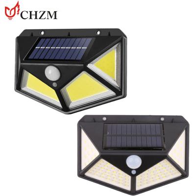 China Outdoor 10 Watt Tempered Glass Solar Wall Lights Waterproof Solar Power Wall Light Warm White Solar Garden Wall Light for sale