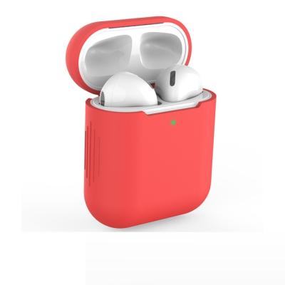 China Popular Anti-drop Silicone Case For Apple Airpods 1/2 Protective Wireless Earphone Cover For AirPods 1 2 Cover Accessories New for sale