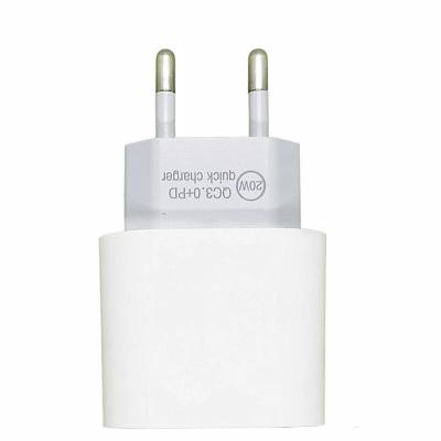 China 20W Quick Charging PD QC4.0 QC3.0 High Speed ​​EU/US Charger For iPhone 12 11 Pro iPad Mini Samsung S20 NOTE Ultra 20 10 USB Fast Charging Adapter for sale