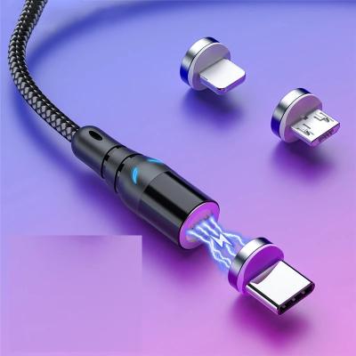 China Super Fast Charging 5A Magnetic Cable Micro USB Type C Fast Charging Samsung Xiaomi Huawei Android iPhone Phone Charger Cable for sale