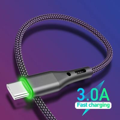 China Fast Speed ​​3A Data USB Charging Type C Charger Cable Cord For Samsung S8 S9 S10 plus Huawei Xiaomi MI 8 9 Redmi Note 7 USBC TypeC Phone Wire Long for sale