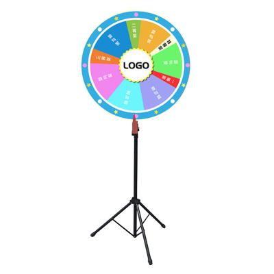 China Tripod Easy Adjustable Stand Folding Turntable Dry Erase Turning Wheel Professional for Promotion Activities Display for sale