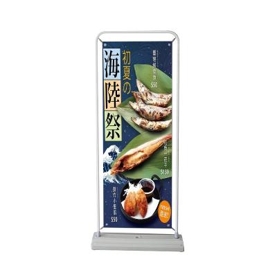 China Advertising wholesale banner display display factory promotion price metal frame rack water injection door type for advertising activities for sale