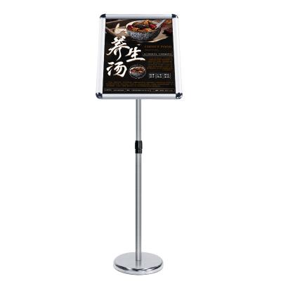 China Waterproof Portable A4 Poster A3 Poster Rack Advertising Outdoor Sign Board Poster Holder for sale