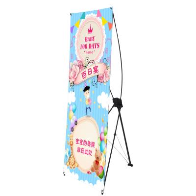 China Lightweight Custom Digital PVC Print Banner x Standee For Advertising Stand Poster for sale