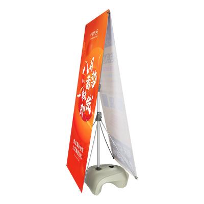 China Retractable& 80x180cm Premium Bottom Stand System Supplier 60*160 X Round Banner Standee Round Stream Injection for sale