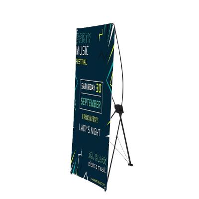 China 60 X 160 Cm Or 80 X 180 Cm Portable Customized Banner X Banner Printing Display Stand For Exhibition for sale