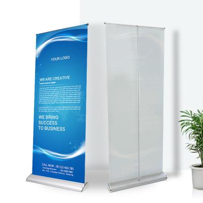 China Economy Standard Portable Easy Roll Up And Fold Up Horizontal Banner Stand Up Banner for sale