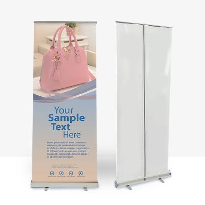 China Wholesale Customized Portable Retractable Advertising Stand Banner Roll Up Banner Stand Roll Banner for sale