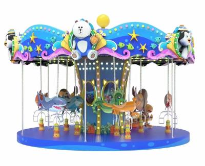 China Pleasance Good Quality Electric Horse Ride Carousel Suitable Prices Metal Top For Shopping Mall for sale