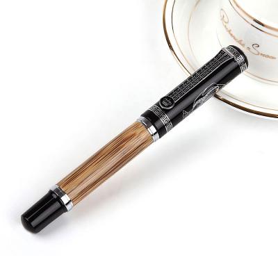 China Student Duke 551 Confucius Fountain Pen , Nature Bamboo Calligraphy Pen Luxury Pens For Men And Woman for sale