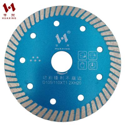 China Huaxing Ceramic 110mm 4 Inch Turbo Ceramic Blades For Cutting Porcelain Tiles for sale