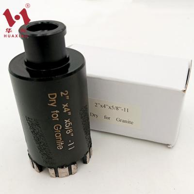 China Granite 50mm 2inch 5/8-11 Thread Diamond Core Drill Bits For Drilling Stone And Granite for sale