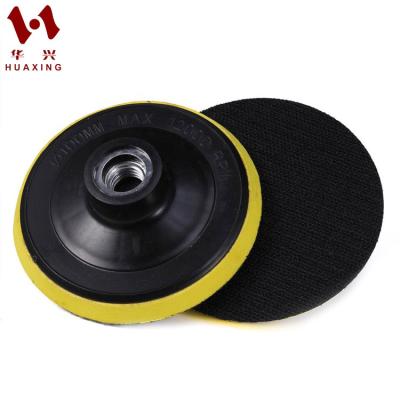 China M14 Polish Pads Backer Pad Plastic Foam Pad For Marble Stone Sandpaper 100mm Diamond Polishing Pads Granite Car Tile for sale