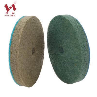 China Huaxing Stone Polishing Burning Tools 17 Inch 430mm Diamond Fiber Sponge Polishing Pad For Floor Marble for sale