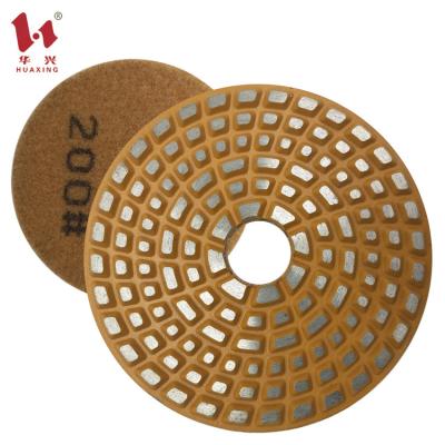 China Floor& Hotsell Stone Diamond Floor Stone Polishing Pads Metal Grinding Polisher for sale