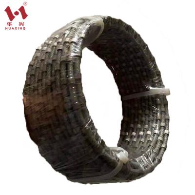 China Huaxing Slab Cutting 8.7mm 40bpm 18m Diamond Wire Saw For Cutting Slab, Limestone, Sandstone for sale