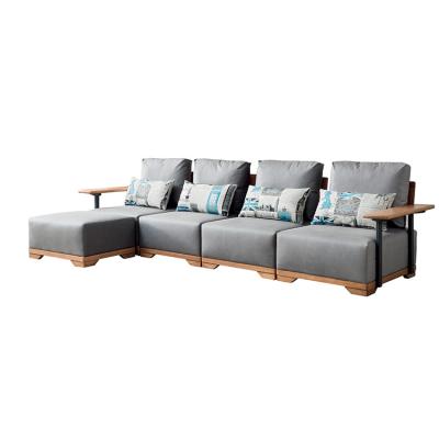 China Wholesale Modern Convertible Sofa Living Room Combination Style L Shaped Sofa Set for sale