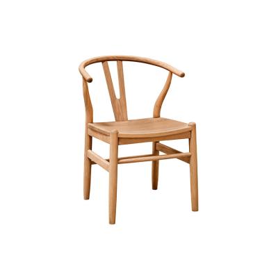 China Modern Solid Wood Y Leisure Dining Chair Simple Home Backrest Tea Room Bargaining Chair Wholesale for sale