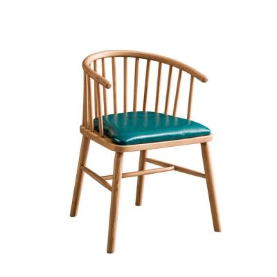 China Modern Minimalist Solid Wood Chairs Backrest Home Dining Casual Chairs Computer Chairs Wholesale for sale