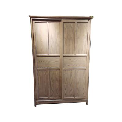 China Storage Wardrobe Bedroom Clothing Storage Cabinet Solid Wood Two Door Lockers Wholesale for sale