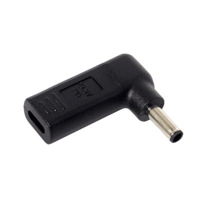 China 19V 19.5V 20V Laptop Converter Laptop Charger Adapter Power Jack Female Usb 3.1 Type To DC Connector for sale