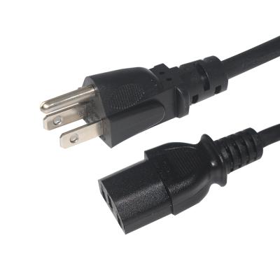 China Home Appliance US Power Cord Plug 3p Canada Plug NEMA5-15p American Style Plug 3prong To US IEC 13 for sale