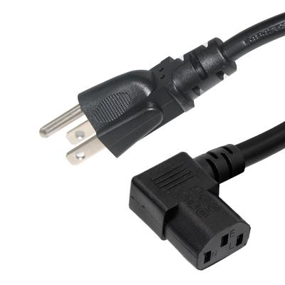 China Home Appliance US Power Cord Plug 3p Canada Plug NEMA5-15p American Style Plug 3prong To US IEC 13 for sale