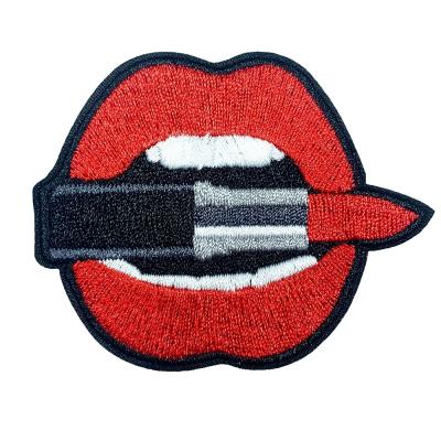 China High Quality Embroidered Custom 3D Embroidery Patch And Woven Branding Iron On Patches For Garment for sale