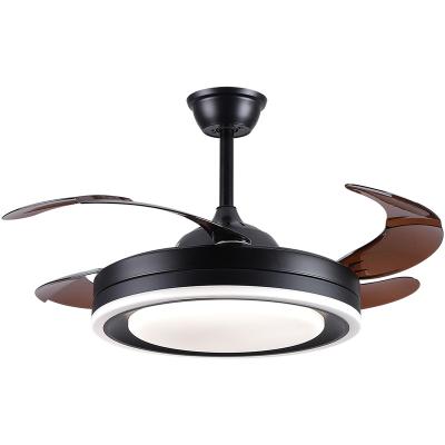 China Modern Bladeless Ceiling Fan With LED Blades Light Hidden Ceiling Fan for sale