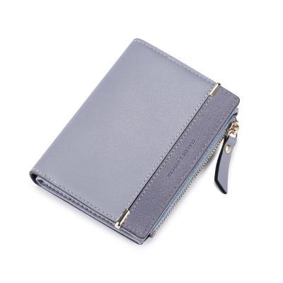 China 2023 New Style Fashionable Section Hot Selling Short Wallet For Women Lady Small Coin Purse Card Holder for sale