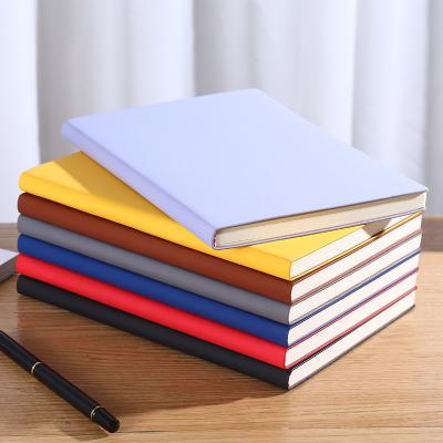 China Custom Printing Hardcover OEM PU Leather Diary, Logo Embossed Notebook for sale