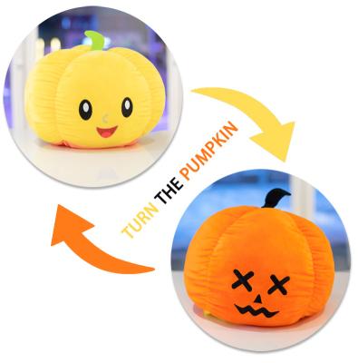 China Stuffed Plush Toy Popular Custom Made Funny Diy Flip Halloween Pumpkin Soft Kids New Arrivals Game Small Other Toys Hobby for sale