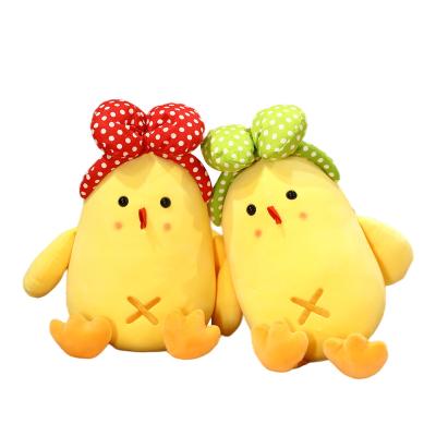 China Non-Toxic High Quality Lumbar Custom Cute Plush Lumbar Knee Posture Leg Back Leg Pet Chicken Pet Decorative Car Ride Reading Sofa Pillow for sale