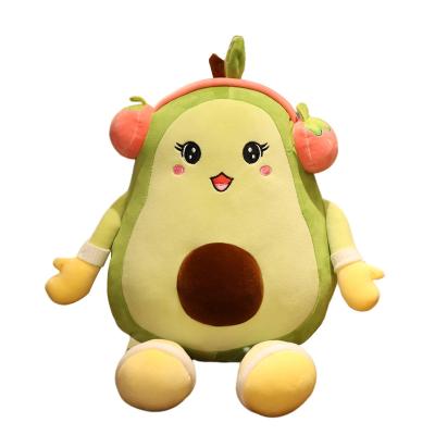 China Special Cheap Home Bubble Avocado Suppliers Machine Claw Design Little Girls Learning Doll Stuffed Plush Toy Custom Kids Boys Animal for sale