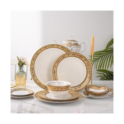 China Sustainable Trending Products Dinner Set Dinner Sets Plate Set Nordic Ceramic Tableware for sale