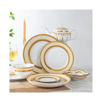 China Sustainable hot selling product Nordic dinner set plate set dinner ware sets for sale