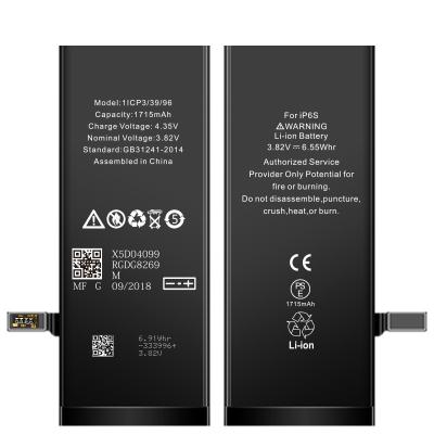 China Huarigor Full Capacity Digital Mobile Phone Lithium Ion Batteries Price New Original iPhone 6s Mobile Phone Battery for sale