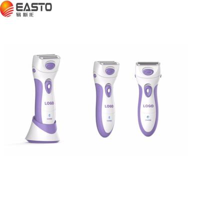 China Rechargeable Triple Blade Razor Two Blade Razor Body Hair Shaver for sale