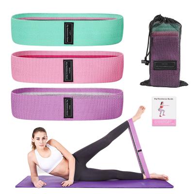 China Body Buliding Gym Exercise Yoga Cloth Squat Resistance Bands Hip Circle Booty Loop Glute Leg Fitness Hip Bands Set Logo Customized for sale