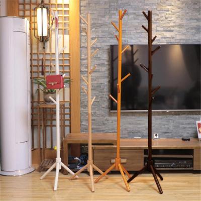 China Multi-Function Adjustable Detachable Wooden Shelf Rack Floor Coat Rack (Size) Rack Organizer for sale