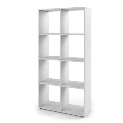 China Modern White Storage Rack (Others) Adjustable Multifunctional Wooden Living Room Book Shelves Large Bookcases for sale