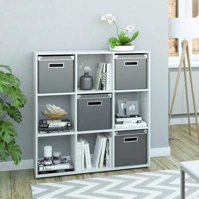 China (Other) New Design Adjustable Final Shaft Shaped Vintage Bookshelf Art Book Cabinet Home Study Bookcase for sale