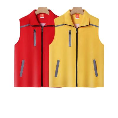 China Other HOT Selling Reflective Outdoor Workwear Volunteer Workwear Safety Polyester Uniform Vest For Unisex Jacket for sale