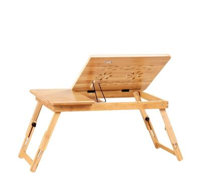 China 2021 Modern Hot Selling Products Beautifully Adjustable Wooden Laptop Table For Bedroom for sale